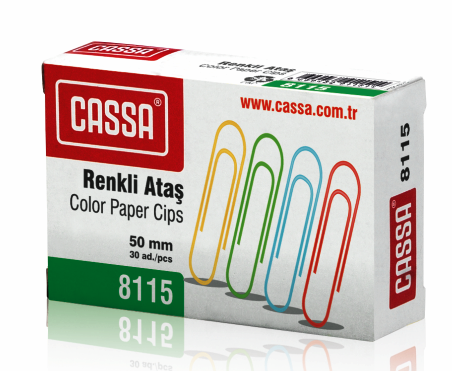 Paper Clips 50mm Plastic Coated