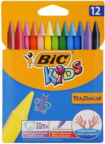 Wax Crayons Long by 12