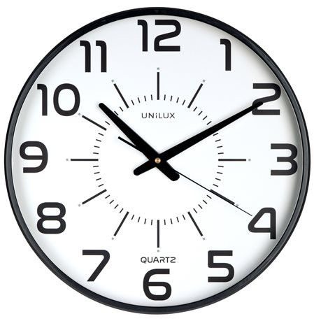 Wall Clock 'Maxi Pop Black' Dia: 37.5cm