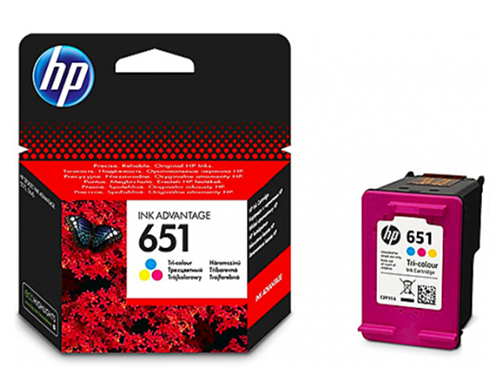 HP 651 Colour Ink Cartridge