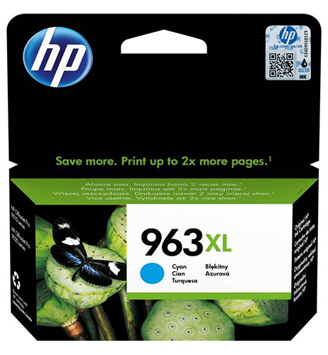 HP 963XL Cyan Ink Cartridge