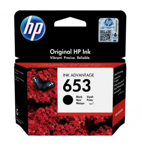 HP 653 Black Ink Cartridge