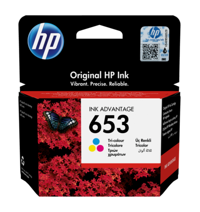 HP 653 Colour Ink Cartridge