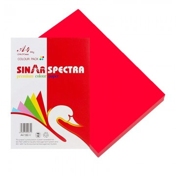 A4 80gsm Red Copy Paper