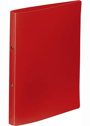 'Viquel' A4 Flexible Plastic 2 Ring File Red