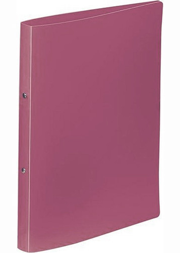 'Viquel' A4 Flexible Plastic 2 Ring File Pink