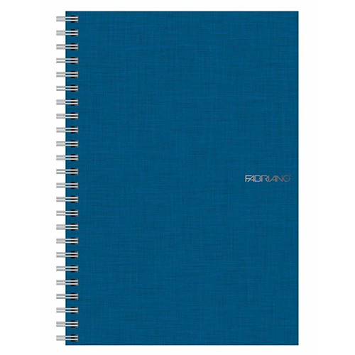 A4 'Fabriano' Spiral Book 140 pages Blue