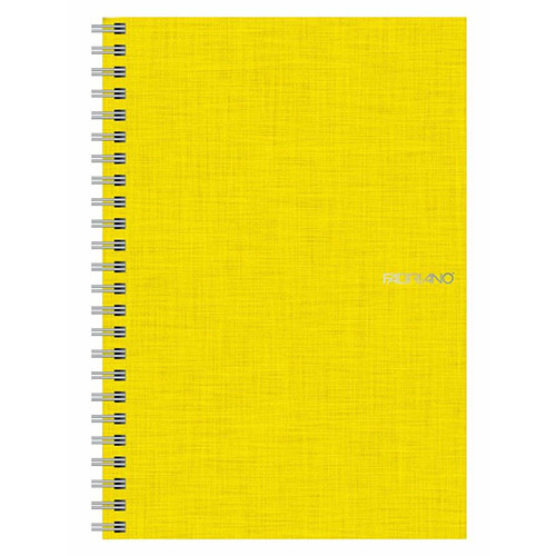 A4 'Fabriano' Spiral Book 140 pages Lemon