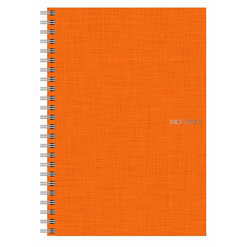 A4 'Fabriano' Spiral Book 140 pages Orange