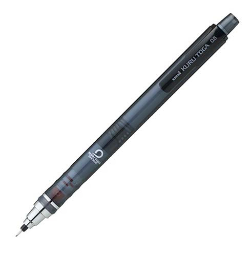 Uni 'Kuru Toga' Clutch Pencil Black 0.5mm