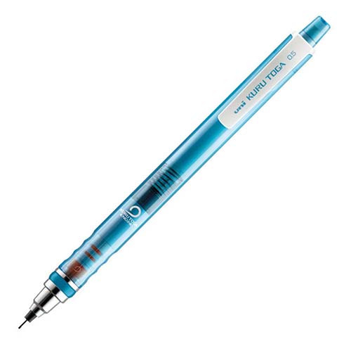 Uni 'Kuru Toga' Clutch Pencil Blue 0.5mm