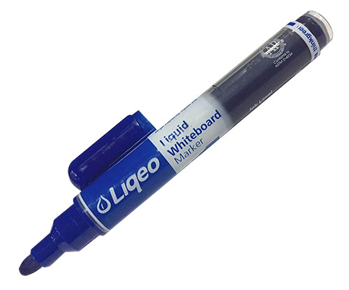 Liqeo Whiteboard Marker Liquid Type Blue Bullet Tip