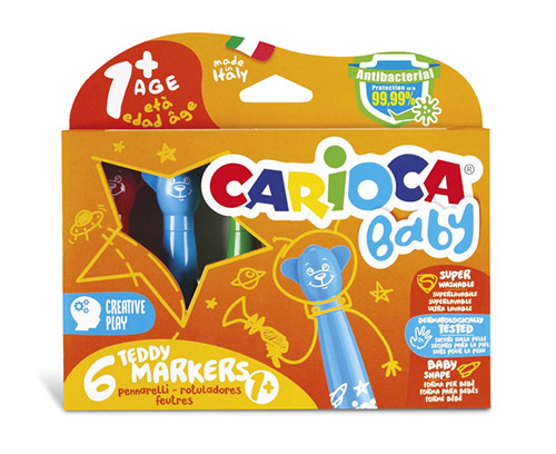 Felt Pens 'Baby Teddy 1+ Age' by 6