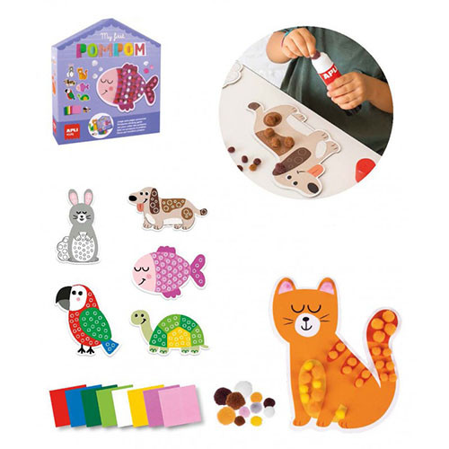 Sticky Pom Poms Game