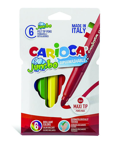 Felt Pens by 6 Jumbo