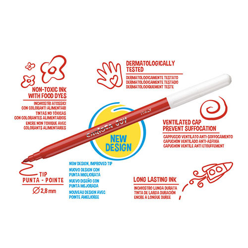Felt Pens by 24 Fine tip
