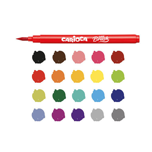 Felt Pens by 20 'Super Brush'