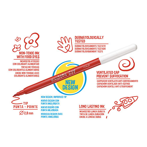 Felt Pens by 12 Fine tip