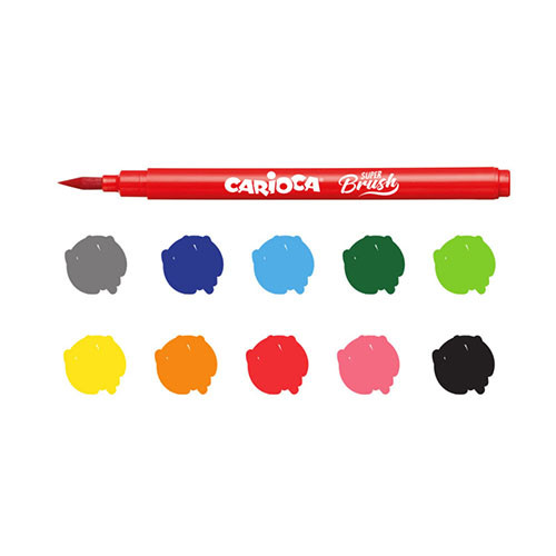Felt Pens by 10 'Super Brush'
