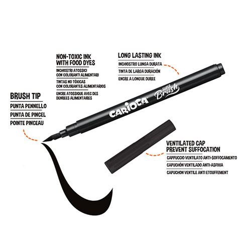 Felt Pens by 10 'Super Brush'