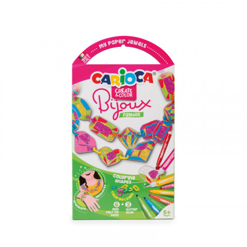 'Bijoux Fashion' Pack with Pens and Glitter Glue