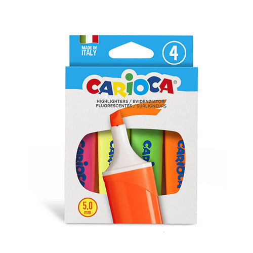 Carioca Highlighters
Pack of 4