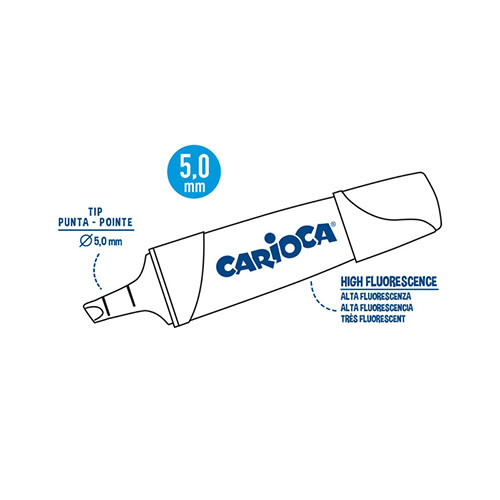 Carioca Highlighters 
Pack of 4
