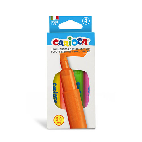 Carioca Highlighters Pen Type
Pack of 4