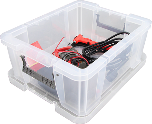 24L Storage Box Clip Lock Handles