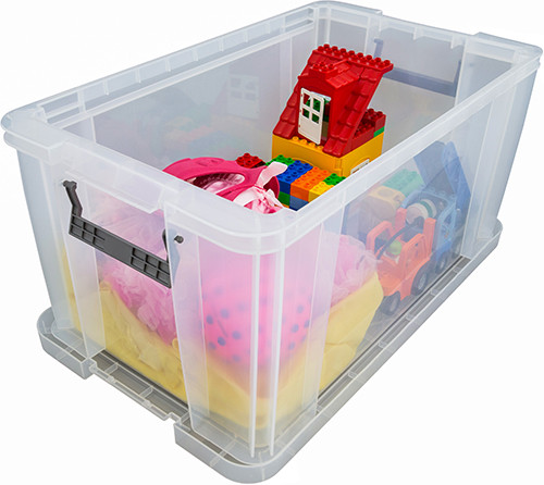 54L Storage Box Clip Lock Handles
