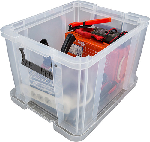 36L Storage Box Clip Lock Handles