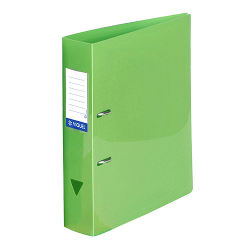 'Viquel' Plastic Lever Arch File 7cm Green