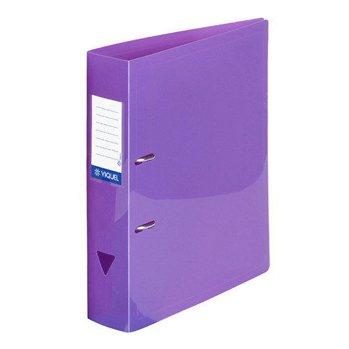 'Viquel' Plastic Lever Arch File 7cm Violet