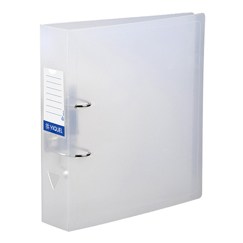 'Viquel' Plastic Lever Arch File 7cm Transparent