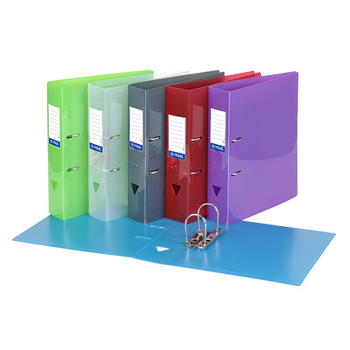 'Viquel' Plastic Lever Arch File 7cm Transparent