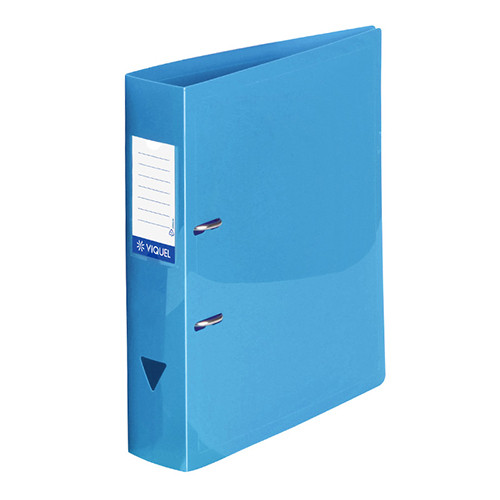 'Viquel' Plastic Lever Arch File 7cm Blue