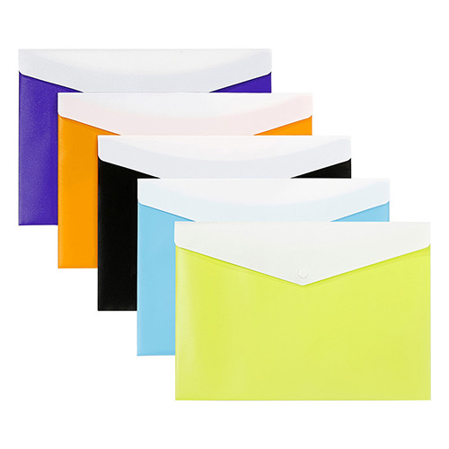 A4 Pocket Files Assorted Colours
Pack of 12