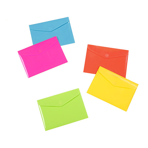 A4 Plastic Pocket Folders Assorted Colours
Pack of 12