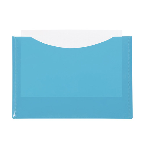 A4 Plastic Pocket Folders Assorted Colours 
Pack of 12