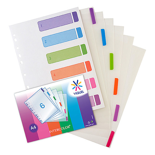 Clear Plastic Dividers Set of 6