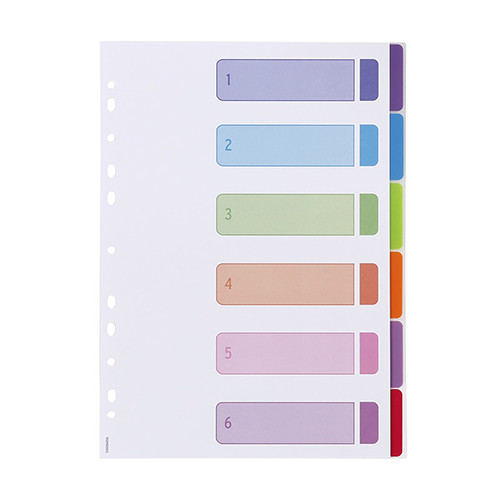 Clear Plastic Dividers Set of 6