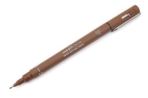 Drawing Pen 0.5mm Brown