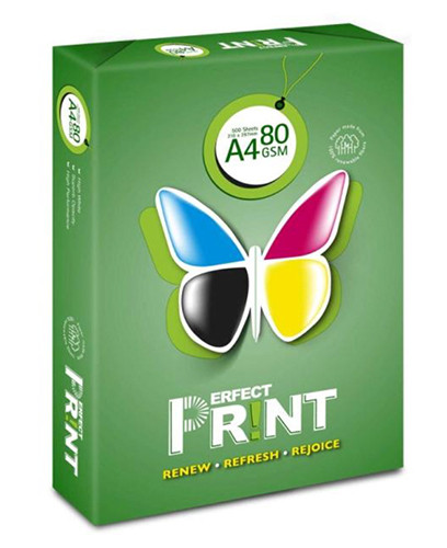 A4 80gsm Copy Paper 'Perfect Print'
Box of 5 Reams