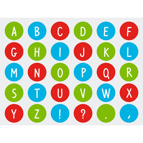 Self Adhesive Stickers 'Alphabet'