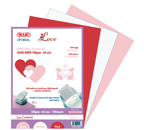 A4 180gsm Copy Paper 'Love'