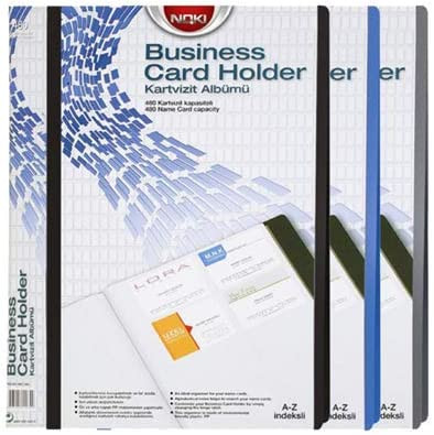 Business cards book holds up to 600