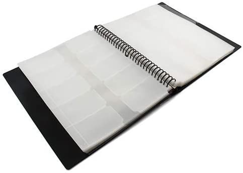 Business cards book holds up to 600