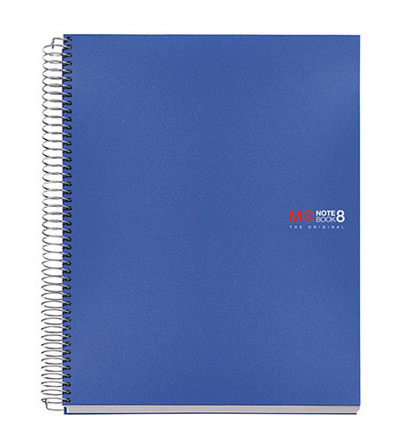 A5 Spiral Book 400 pages Blue