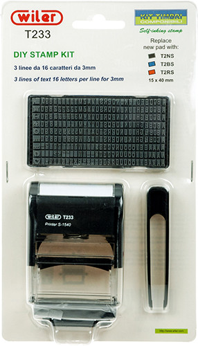 Self Inking Stamp Kit