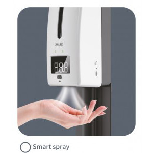 Spray Disinfectant Dispenser with Thermometer